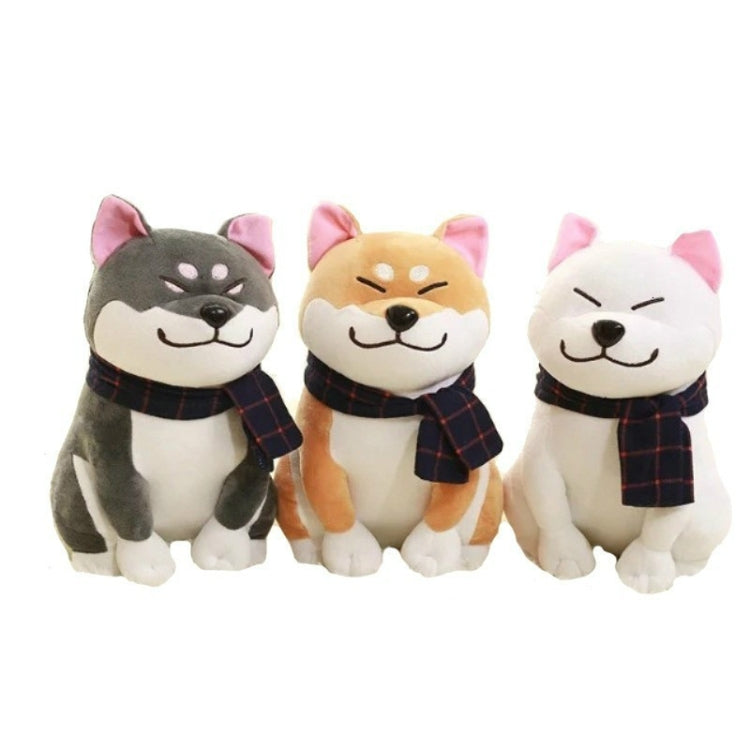 Couple Scarf Shiba Inu Dog Plush Toy, Color: Brown, Size:45cm - Soft Toys by buy2fix | Online Shopping UK | buy2fix