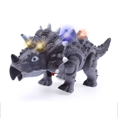 Simulation Luminous Sound Electric Universal Dinosaur Model Toy Boy Gift(Triceratops(Rondom Colors)) - Electronic Pets by buy2fix | Online Shopping UK | buy2fix