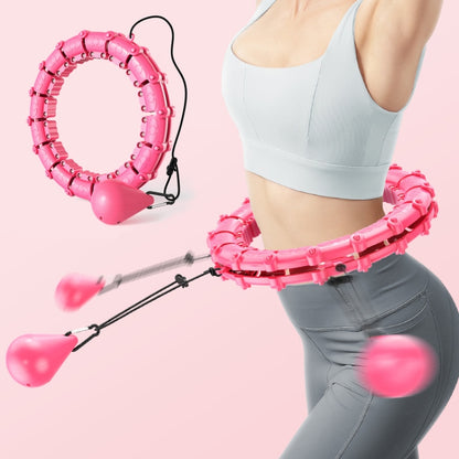 Smart Thin Waist Ring Women Will Not Fall Off Detachable Abdominal Ring Fitness Equipment, Size: 18 Knots(Purple) - Fitness Circles by buy2fix | Online Shopping UK | buy2fix