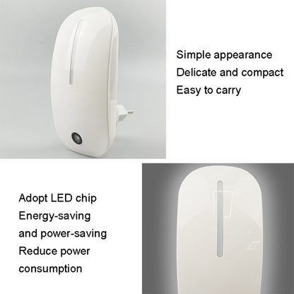A66 Mouse Type LED Intelligent Light Control Night Light, Plug:UK Plug(Green) - Sensor LED Lights by buy2fix | Online Shopping UK | buy2fix