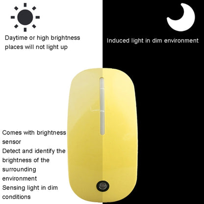 A66 Mouse Type LED Intelligent Light Control Night Light, Plug:UK Plug(Green) - Sensor LED Lights by buy2fix | Online Shopping UK | buy2fix