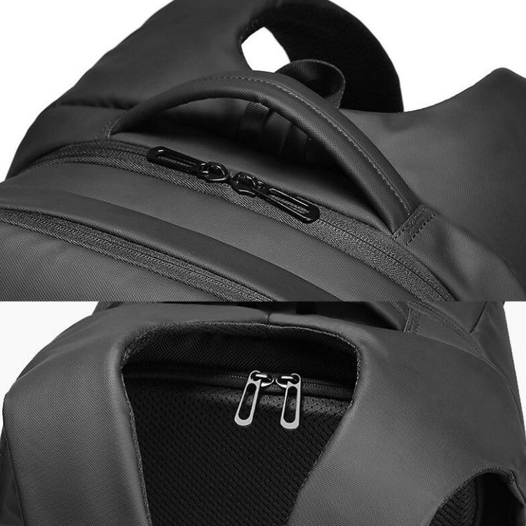 Business Travel Bag PVC Waterproof Backpack(Black) - Double-shoulder Bags by buy2fix | Online Shopping UK | buy2fix