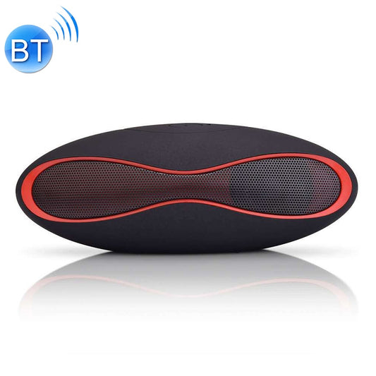 3D Stereo Mini Rugby Shape Bluetooth Speaker with TF Card Slot(Black) - Mini Speaker by buy2fix | Online Shopping UK | buy2fix