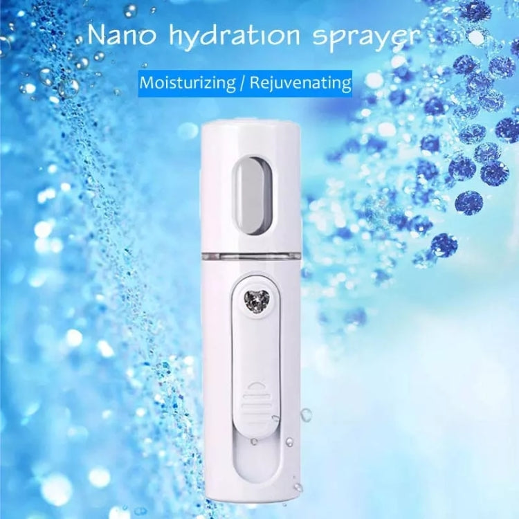 Facial Steamer Nano Steamer Handy  Face Moisture Sprayer Rechargeable Mini USB Charging Automatic Alcohol Sprayer(Light purple) - Beauty Instrument by buy2fix | Online Shopping UK | buy2fix