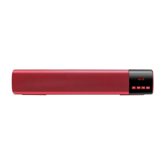 TOPROAD High Power 10W HIFI Portable Wireless Bluetooth Speaker Stereo Soundbar TF FM USB Subwoofer Column for Computer TV Phone(Red) - Desktop Speaker by TOPROAD | Online Shopping UK | buy2fix