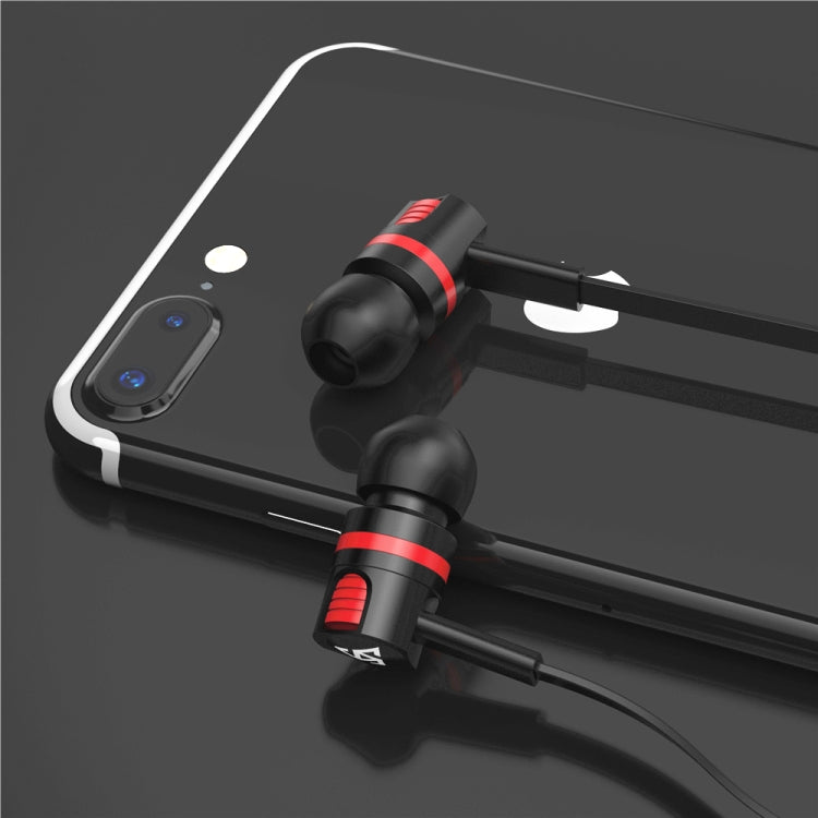 Super Bass Stereo Earphone with Microphone for Samsung / Xiaomi Mobile Phone(Black Earphone) - In Ear Wired Earphone by buy2fix | Online Shopping UK | buy2fix