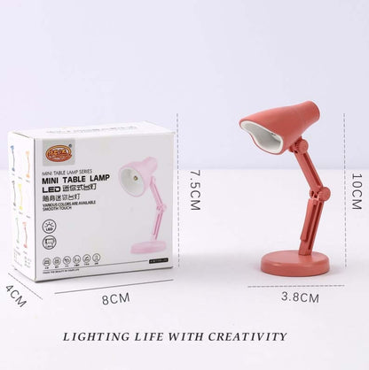 3 PCS Mini LED Desk Lamp Folding Portable Night Light Magnetic Eye Protection Desk Lamp(LD01-White) - Desk Lamps by buy2fix | Online Shopping UK | buy2fix