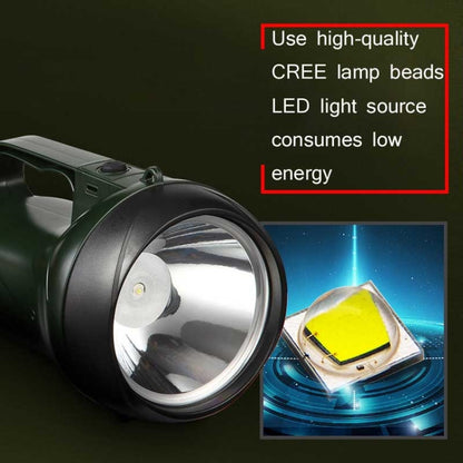 YAGE YG-5710 5W LED Waterproof Glare Flashlight Outdoor Rechargeable Lighting Portable Lamp, CN Plug(ArmyGreen) - LED Flashlight by YAGE | Online Shopping UK | buy2fix