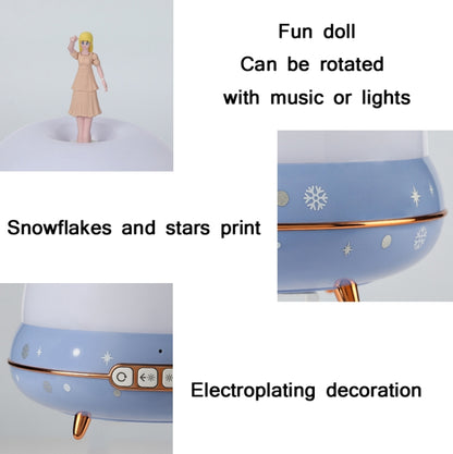 Doll Projection Night Light USB Charging Starry Sky Ocean Music Box, Spec: Standard Ver. 2.7W(White) - Night Lights by buy2fix | Online Shopping UK | buy2fix