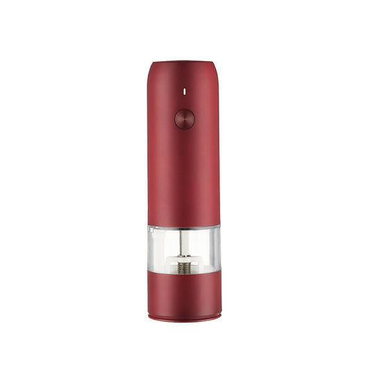 BY800 Electric Black Pepper Grinder Charge-Type Pepper Sea Salt Seasoning Grinder(Agate Red) - Stirrer & Squeezer by buy2fix | Online Shopping UK | buy2fix