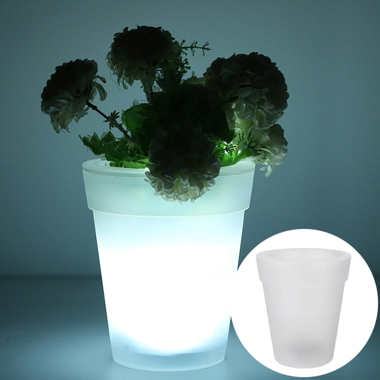 LED Solar Flower Pot Light Garden Light Luminous Flower Pot Light Lawn Light Christmas Decoration Light(White Light) - Solar Lights by buy2fix | Online Shopping UK | buy2fix