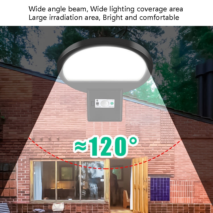 LED Solar Motion Sensing Outdoor Street Lamp Head Garden Community Lighting Wall Lamp, Style: Sensor(Warm White Light) - Street Lights by buy2fix | Online Shopping UK | buy2fix