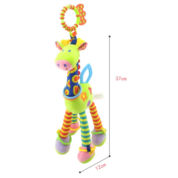 Baby Carriage Hanging Toy 0-1 Year Old Bell Teether Giraffe Bed Bell(Yellow) - Strollers Accessories by buy2fix | Online Shopping UK | buy2fix