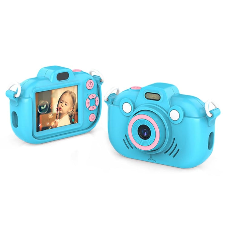 DC502 2.4-Inch 16X Zoom 2.7K Video Recording Children Digital Camera, Color: Blue + 32G(US Plug) - Children Cameras by buy2fix | Online Shopping UK | buy2fix