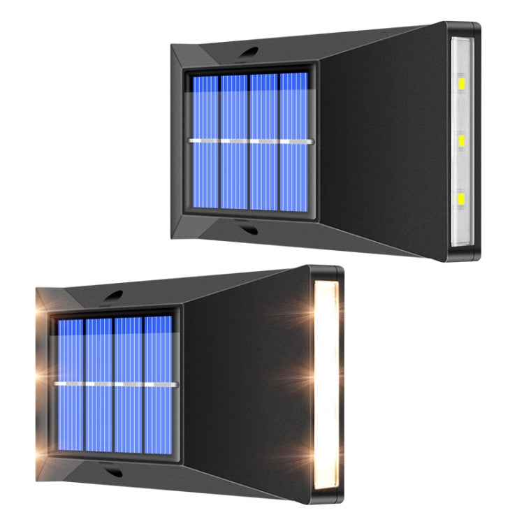 Outdoor Decorative Waterproof Solar Wall Light, Spec: 4 LEDs Warm Light - Solar Lights by buy2fix | Online Shopping UK | buy2fix