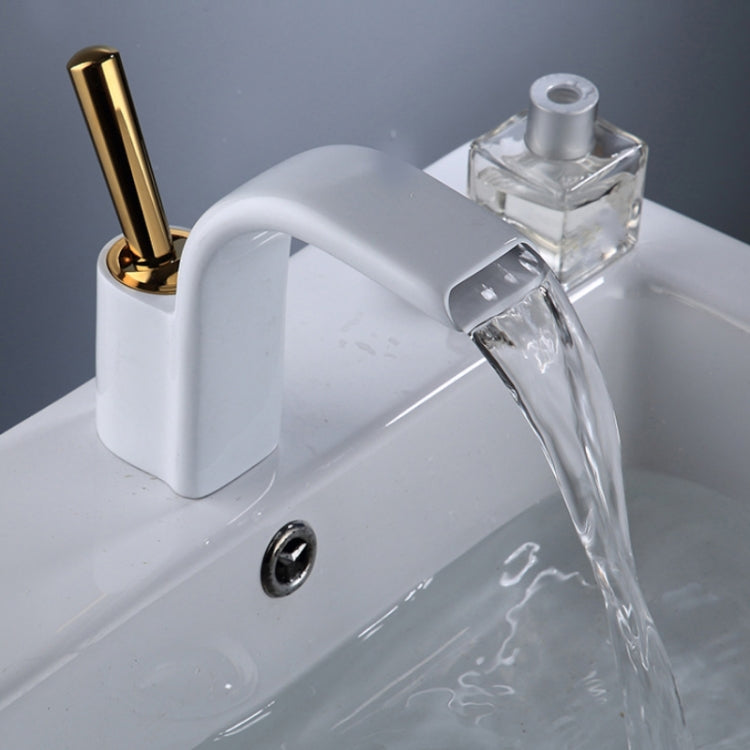 Bathroom All Copper Basin Hot And Cold Water Faucet, Specification: Silver - Faucets & Accessories by buy2fix | Online Shopping UK | buy2fix