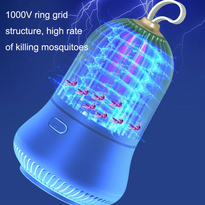 LED Mosquito Lamp USB Small Waist Photocatalyst Shock Mosquito Killer(Green) - Repellents by buy2fix | Online Shopping UK | buy2fix