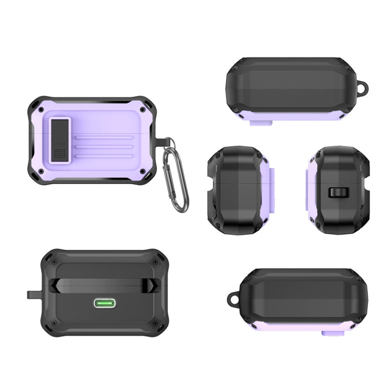 2pcs Bluetooth Earphone Storage Dust Cover For Sony WF-1000XM4(Purple) - Sony Earphone Case by buy2fix | Online Shopping UK | buy2fix