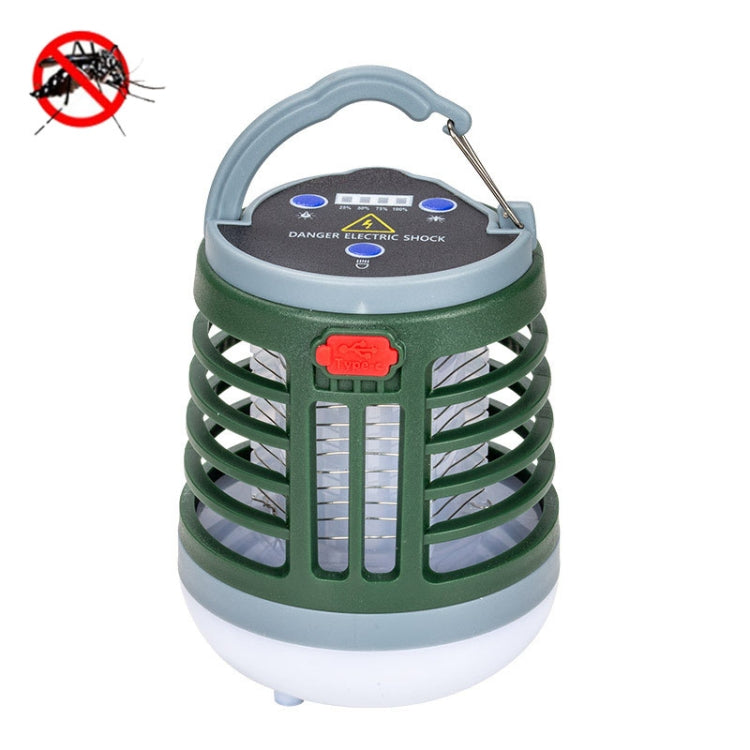 Outdoor USB Charging Lighting Mosquito Capture(W882 Green) - Repellents by null | Online Shopping UK | buy2fix