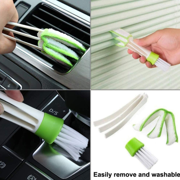 5PCS / Set Groove Cleaning Brush Multi-tool Household Door and Window Brush(White) - Cleaning Tools by buy2fix | Online Shopping UK | buy2fix