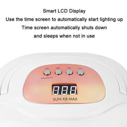 Sun X8 Max 150W Dual Light Source UV Nail Lamp LED Phototherapy Machine(EU Plug) - Nail Dryers by buy2fix | Online Shopping UK | buy2fix