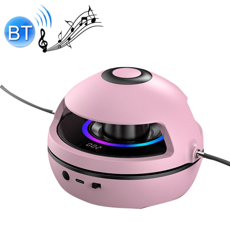 Fun Bluetooth Lighting Electronic Counting Intelligent Automatic Rope Skipping Machine(Pink) - Fitness Equipments by buy2fix | Online Shopping UK | buy2fix