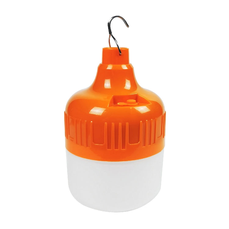 AB26 USB Charging LED Bulb Night Market Stall Lights Outdoor Camping Hanging Lamp, Power: 100W (Orange) - Camping Lighting by buy2fix | Online Shopping UK | buy2fix