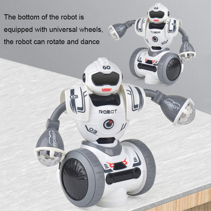 Intelligent Early Education Sound and Light Mechanical Robot Toys, Color: 3A Blue - RC Robots by buy2fix | Online Shopping UK | buy2fix