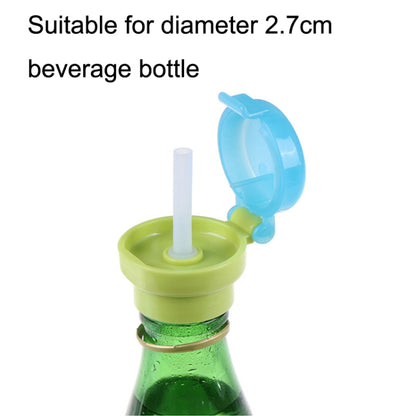 2pcs CJ07205 Baby Straw Lids Portable Drinking Straw Lids for Children(Green) - Drinking Tools by buy2fix | Online Shopping UK | buy2fix