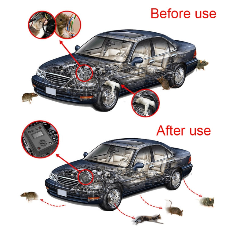 SJZ-021 Car Ultrasonic Rat Repeller Car Engine Mouse Repellent without Battery - Outdoor Insect Repellent by buy2fix | Online Shopping UK | buy2fix