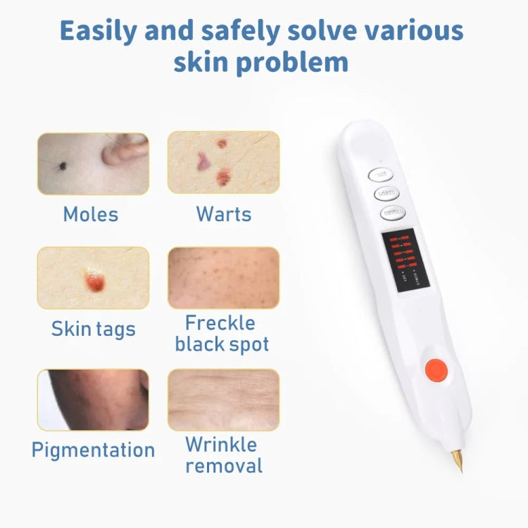 Spot Mole Pen Spot Removal Instrument Home Beauty Instrument, Spec: Plug-in Model EU(Golden) - Beauty Instrument by buy2fix | Online Shopping UK | buy2fix