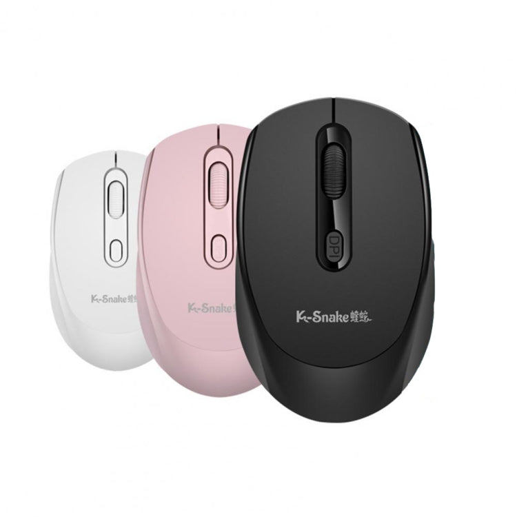 K-Snake W500 Wireless 2.4g Portable Mouse Computer Laptop Office Household Mouse(Black) - Wireless Mice by K-Snake | Online Shopping UK | buy2fix