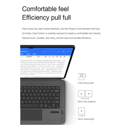 For Samsung Galaxy Tab S9 Ultra 14.6-Inch X910/X916 Touchpad Keyboard Case, Spec: Keyboard Case add Mouse - Samsung Keyboard by buy2fix | Online Shopping UK | buy2fix