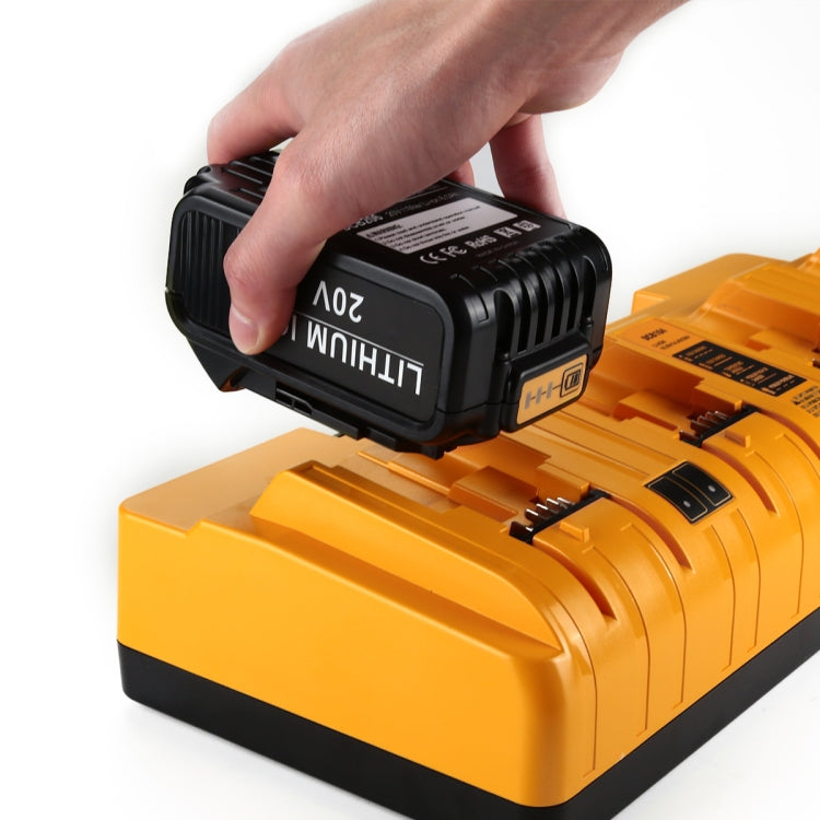 DCB104 Portable Fast Charger 12V-20V Electric Tool Lithium Battery Charger, For Dewalt DCB127 / DCB200 / DCB205 / DCB206, Plug: EU - Electric Saws & Accessories by buy2fix | Online Shopping UK | buy2fix