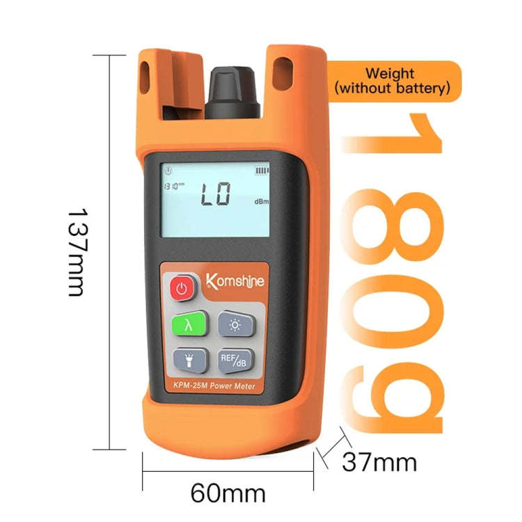 Komshine Mini Handheld Optical Power Meter Fiber Loss Measurement, Specification: KPM-25M-C/-50DBM to +26DBM - Fiber Optic Test Pen by Komshine | Online Shopping UK | buy2fix