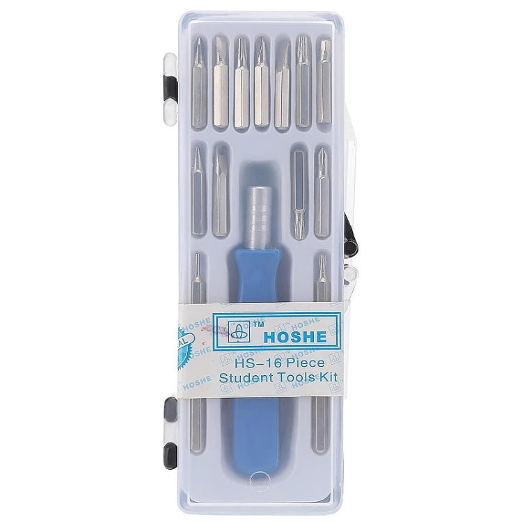 HOSHE 16 In 1 Mini Screwdriver Set Multiple Screwdriver Bits Watch Eyeglasses Repair Tool - Screwdriver Tools by HOSHE | Online Shopping UK | buy2fix