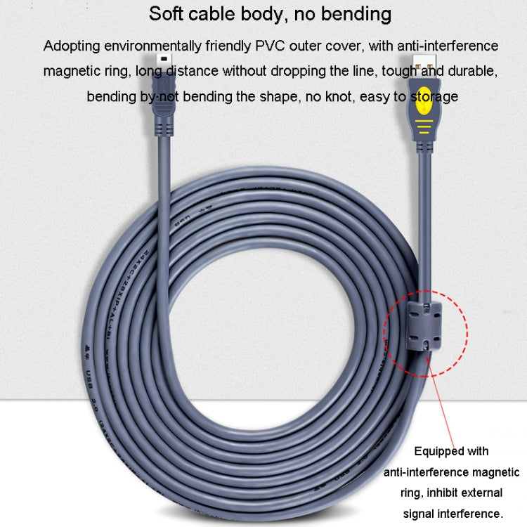 JINGHUA USB2.0 To T-Port Connection Cable MINI5Pin Data Hard Disk Cable, Length: 1.2m - USB Cable by JINGHUA | Online Shopping UK | buy2fix