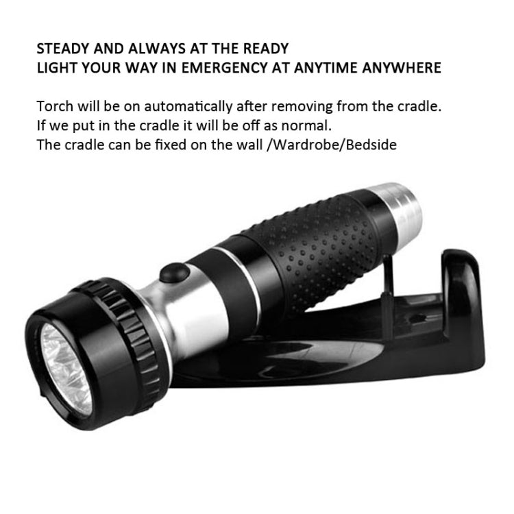 Hotel LED Rechargeable Wall-Mount Torchlight Emergency Flashlight - LED Flashlight by buy2fix | Online Shopping UK | buy2fix