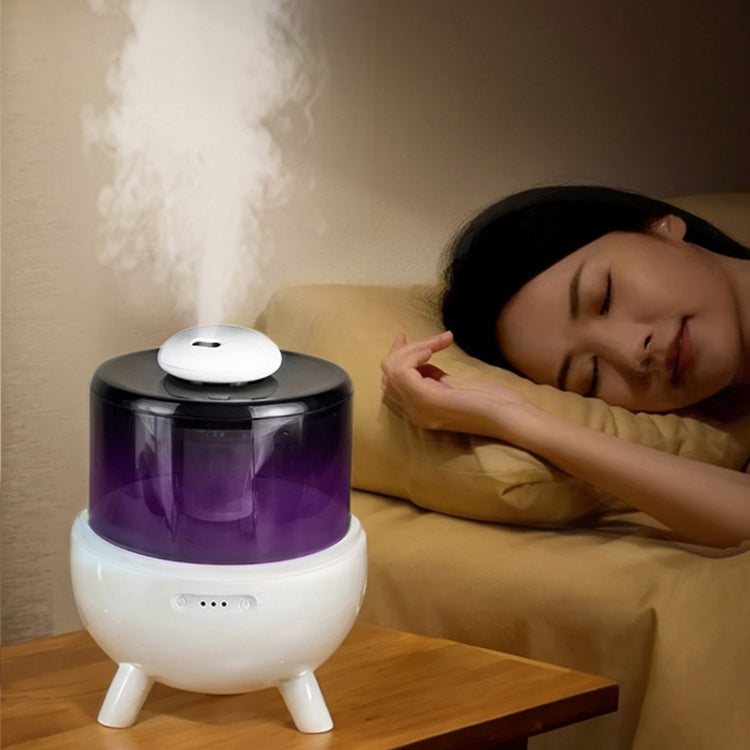 FS102 2L Ultrasonic Aromatherapy Colorful Night Light Desktop Humidifier, Spec: EU Plug(White) - Air Purifiers & Accessories by buy2fix | Online Shopping UK | buy2fix