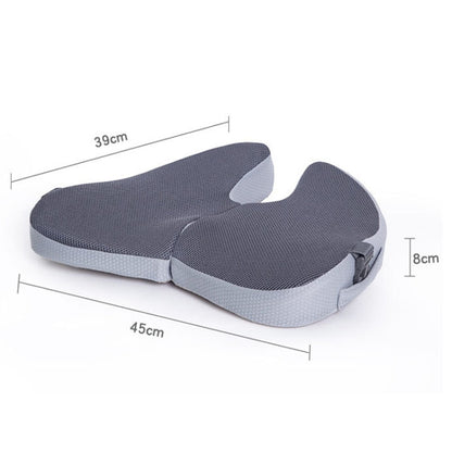 BEWALKER Foldable Travel Seat Cushion Memory Foam Breathable Chair Cushion(Navy) - Cushions & Pillows by BEWALKER | Online Shopping UK | buy2fix