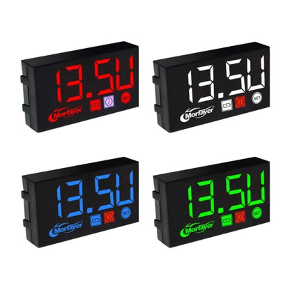 Compact LED Digital Display Time Voltmeter, Specification: 2 in 1 Water Temperature Red - Electrical Instruments by buy2fix | Online Shopping UK | buy2fix