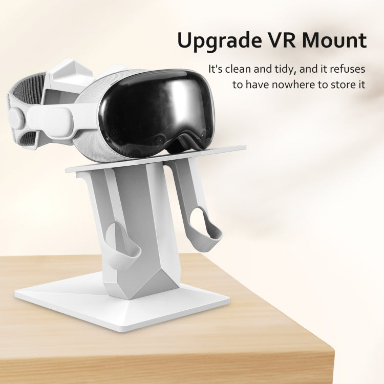 VR Headset Storage Display Stand For Apple Vision Pro / Meta Quest 3 / 2 / Pro(White) - VR Accessories by buy2fix | Online Shopping UK | buy2fix