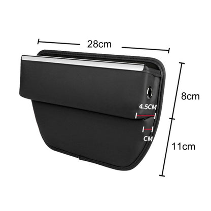 Automotive Seat Clamp Seam Organizer Car Decoration Storage Bag(Black) - Stowing Tidying by buy2fix | Online Shopping UK | buy2fix