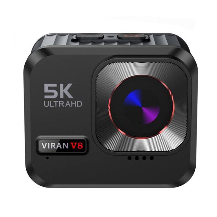 VIRAN V8 5K Ultra-Clear Outdoor Diving Anti-Shake Sports Camera Cycling Helmet Driving Recorder(Black) - Other Camera by VIRAN | Online Shopping UK | buy2fix