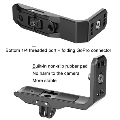 For Insta360 X4 / X3 Hepail Horizontal And Vertical Shooting Quick Release Metal Magnetic Bracket - Mount & Holder by Hepail | Online Shopping UK | buy2fix