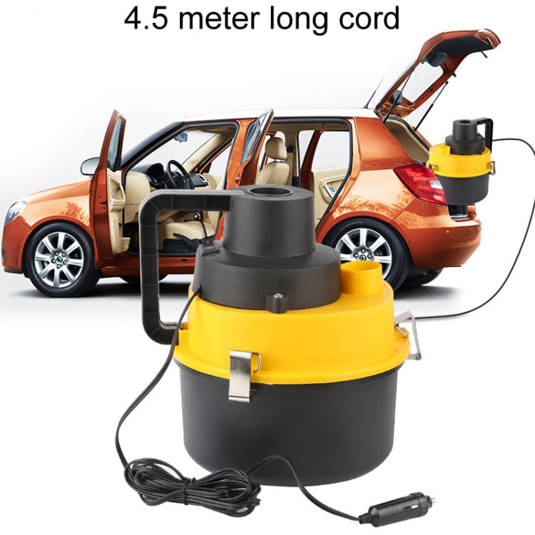 Vehicle Vacuum Cleaner For Wet And Dry Use Large Round Tub Car Cleaning Tool, Style: 12V Car Model - Vacuum Cleaner by buy2fix | Online Shopping UK | buy2fix