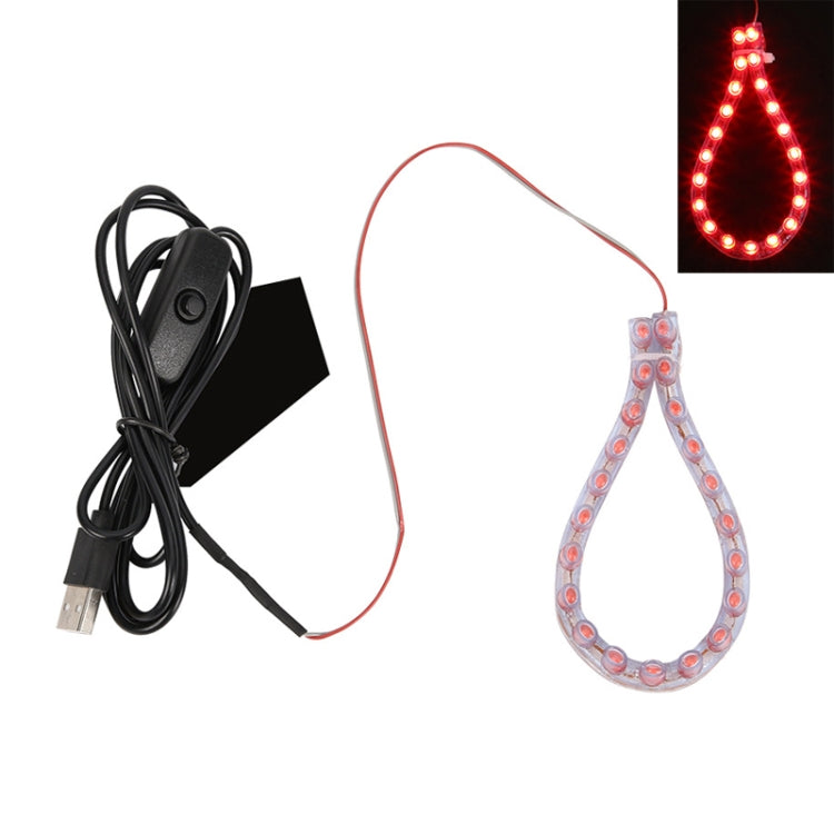 Cab Attract Passengers Lights Private Car Empty Vehicle Reminder Lamp, Model: With Switch Red light - Warning Lights by buy2fix | Online Shopping UK | buy2fix