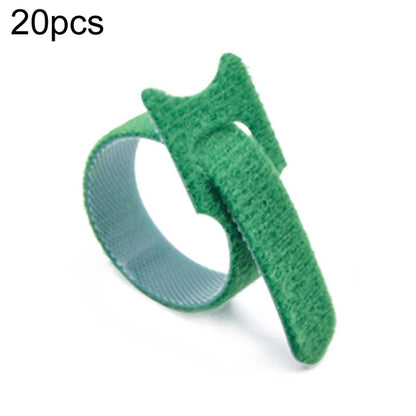 20pcs Nylon Fixed Packing Tying Strap Data Cable Storage Bundle, Model: 10 x 150mm Green - Cable Organizer by buy2fix | Online Shopping UK | buy2fix