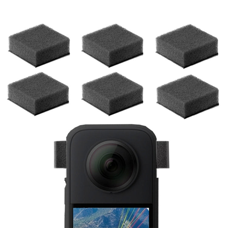 For Insta360 X4 / X3 6pcs /Pack Noise Canceling Windproof Cotton Camera Accessories - Others by buy2fix | Online Shopping UK | buy2fix