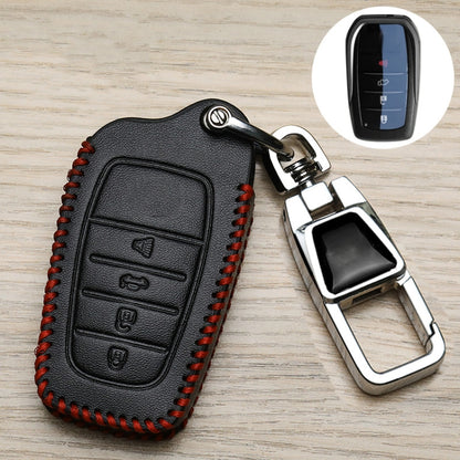 For Toyota Car Key Cover Multifunctional Keychain Anti-lost Number Plate, Style: D4 - Car Key Cases by buy2fix | Online Shopping UK | buy2fix